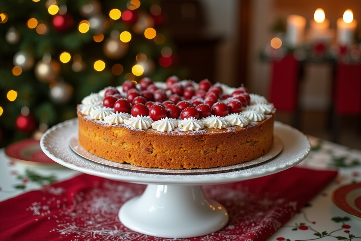 gâteau noël